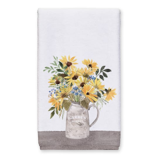 Pitcher of Sunflowers Market 16" x 25" Towel Set